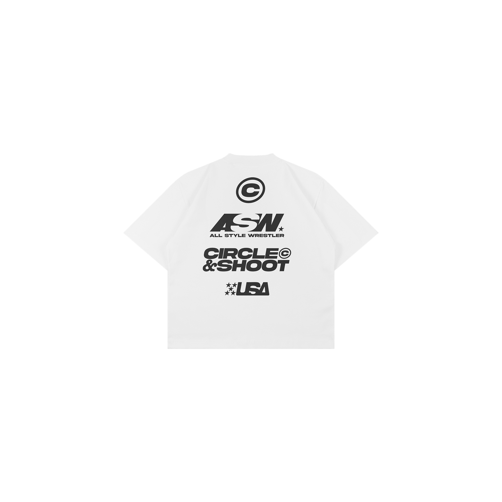 Circle Wrestling Youth Tee (White)